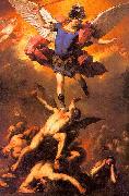  Luca  Giordano The Archangel Michael Flinging the Rebel Angels into the Abyss china oil painting artist